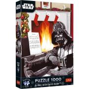 Opakowanie Puzzle 1000 Święta z Darth Vader TREFL