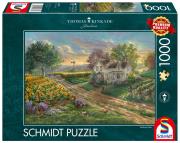 Opakowanie Puzzle 1000 Thomas Kinkade Pole słoneczników