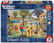 Opakowanie Puzzle 1000 Thomas Kinkade Słoń Benjamin