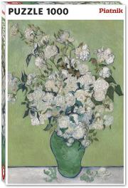 Opakowanie Puzzle 1000 - Van Gogh, Wazon z różami PIATNIK