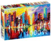 Opakowanie Puzzle 1000 Wieczór w Nowym Jorku/USA