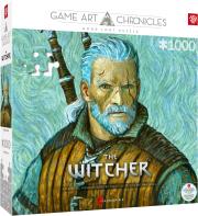 Puzzle 1000 Wiedźmin: Geralt & Vincent van Gogh. Wydawca: GOOD LOOT. Dadada.pl Opakowanie Puzzle 1000 Wiedźmin: Geralt & Vincent van Gogh