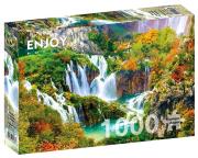 Opakowanie Puzzle 1000 Wodospady Plitwickie/Chorwacja