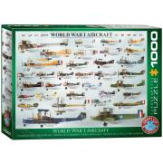 Opakowanie Puzzle 1000 World War I Aircraft 6000-0087