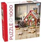 Puzzle 1000 XMAS Gingerbread House. Wydawca: Tactic. Dadada.pl Opakowanie Puzzle 1000 XMAS Gingerbread House