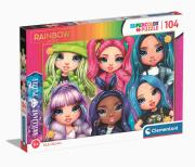 Opakowanie Puzzle 104 brilliant Rainbow High 20343