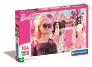 Opakowanie Puzzle 104 Super Kolor Barbie