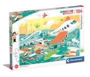Opakowanie Puzzle 104 Super Kolor Big Airport