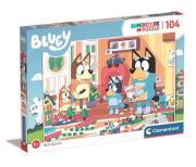 Opakowanie Puzzle 104 Super Kolor Bluey