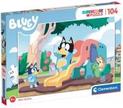 Opakowanie Puzzle 104 Super Kolor Bluey