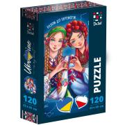 Opakowanie Puzzle 120 Ukraina & Poland DT100-16