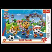 Opakowanie Puzzle 15 Ramkowe Uczynne pieski Viacom PAW Patrol 31428