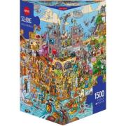 Opakowanie Puzzle 1500 Hollyworld, Schone