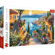 Opakowanie Puzzle 1500 Nadmorski widok TREFL