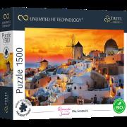 Opakowanie Puzzle 1500 UFT Romantic Sunset Oia Santorini 26195