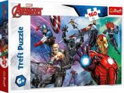 Opakowanie Puzzle 160 Zawsze gotowi bohaterowie Disney Marvel The Avengers 15424
