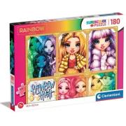 Opakowanie Puzzle 180 Supercolor Rainbow High