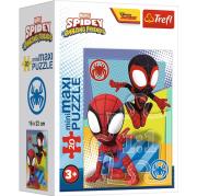 Opakowanie Puzzle 20 miniMaxi-Niesamowity Spidey 1 TREFL