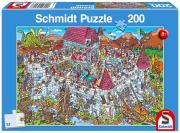 Opakowanie Puzzle 200 Zamek rycerski