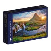 Opakowanie Puzzle 2000 Islandia, Wodospad Kirkjufellsfoss