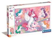 Opakowanie Puzzle 24 Maxi Super Kolor Jolly Unicorns