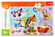 Puzzle 24 Maxi Wesołe kotki Rainbow 44 TREFL. Wydawca: Trefl. Dadada.pl Opakowanie Puzzle 24 Maxi Wesołe kotki Rainbow 44 TREFL