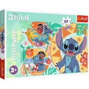 Opakowanie Puzzle 24 Maxi Wesoły dzień Lilo&Stitch TREFL