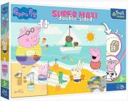 Puzzle 24 Super Maxi Radosny dzień Peppy TREFL. Wydawca: Trefl. Dadada.pl Opakowanie Puzzle 24 Super Maxi Radosny dzień Peppy TREFL