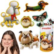 Puzzle 25 5w1 Psy. Wydawca: CUBIKA. Dadada.pl Opakowanie Puzzle 25 5w1 Psy
