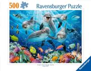 Opakowanie Puzzle 2D 500 Delfiny
