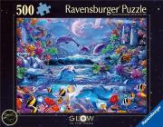 Opakowanie Puzzle 2D 500 Świecące - Magiczny świat