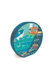Puzzle 2w1 2D i 3D scenografia Ocean. Wydawca: Scratch. Dadada.pl Opakowanie Puzzle 2w1 2D i 3D scenografia Ocean