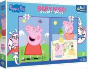 Puzzle 2x10 Baby Maxi Pogodny dzień Peppy TREFL. Wydawca: Trefl. Dadada.pl Opakowanie Puzzle 2x10 Baby Maxi Pogodny dzień Peppy TREFL