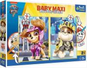 Puzzle 2x10 Baby Maxi Radosna drużyna Paw Patrol. Wydawca: Trefl. Dadada.pl Opakowanie Puzzle 2x10 Baby Maxi Radosna drużyna Paw Patrol