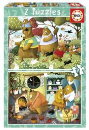 Opakowanie Puzzle 2x20 Leśne opowieści