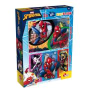 Opakowanie Puzzle 2x60 Spider-Man Marvel MaxiFloor