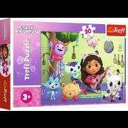 Puzzle 30 Gabi i jej uroczy domek 18301. Wydawca: Trefl PAP. Dadada.pl Opakowanie Puzzle 30 Gabi i jej uroczy domek 18301