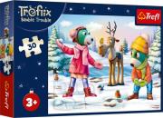 Opakowanie Puzzle 30 Świąteczny czas Trefilków TREFL