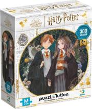 Opakowanie Puzzle 300 Harry Potter. Hermiona i Ron