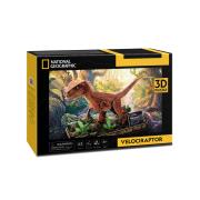Puzzle 3D National Geographic Welociraptor. Wydawca: Cubic Fun. Dadada.pl Opakowanie Puzzle 3D National Geographic Welociraptor
