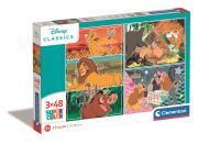 Opakowanie Puzzle 3x48 Super Kolor Disney Animals