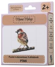 Opakowanie Puzzle 4-elementowe Ptaki