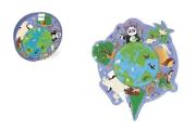 Puzzle 45 konturowe Mapa świata. Wydawca: Scratch. Dadada.pl Opakowanie Puzzle 45 konturowe Mapa świata