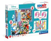 Opakowanie Puzzle 48 + 36 + Memo + 6 klocków Edukit Disney