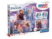 Opakowanie Puzzle 48 + 36 + Memo + 6 klocków Edukit Frozen