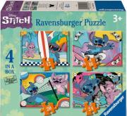 Opakowanie Puzzle 4w1 Disney Stitch