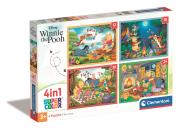 Opakowanie Puzzle 4w1 Super Kolor Disney WTP