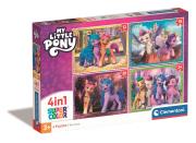 Opakowanie Puzzle 4w1 Super Kolor My Little Pony