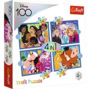 Opakowanie Puzzle 4w1 Wesoły świat Disneya