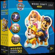 Puzzle 50 drewniane Wood Craft Junior Zabawny Psi Patrol 20240. Wydawca: Trefl PAP. Dadada.pl Opakowanie Puzzle 50 drewniane Wood Craft Junior Zabawny Psi Patrol 20240